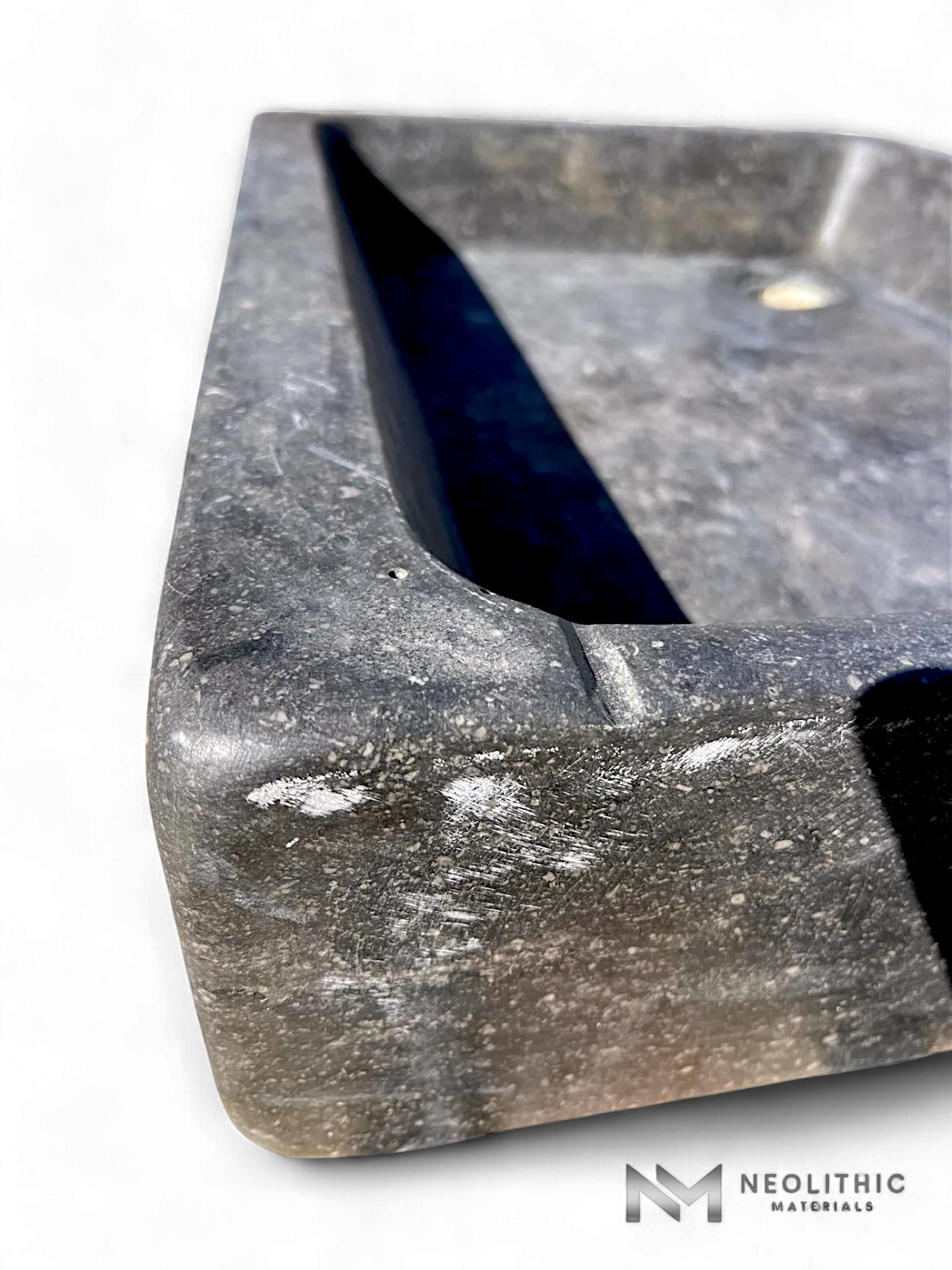 Antique Belgian Dark Bluestone Sink - Image 13